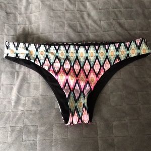 Reversible VS pink bikini bottoms